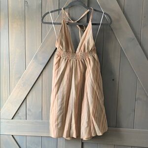 Striped Halter Dress